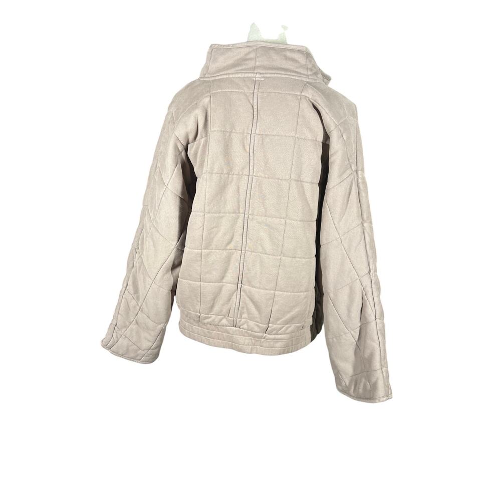 Bobi Los Angeles Quilted Jacket in Hazelnut | Size S | NWT | Neutral Minimalist - Picture 3 of 8